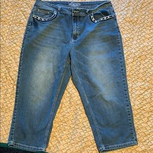 Revolt Jeans Blue Ankle & Cropped Denim